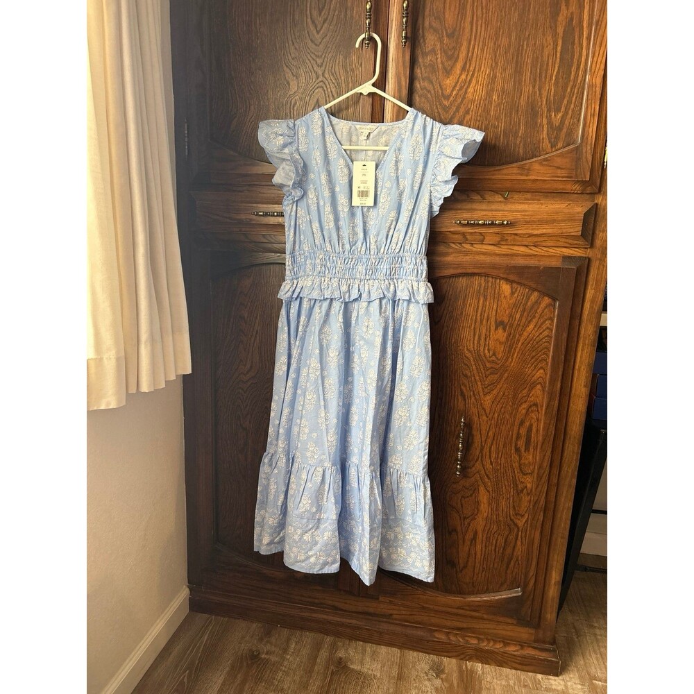 Belk crown and ivy frill sleeve dress SP